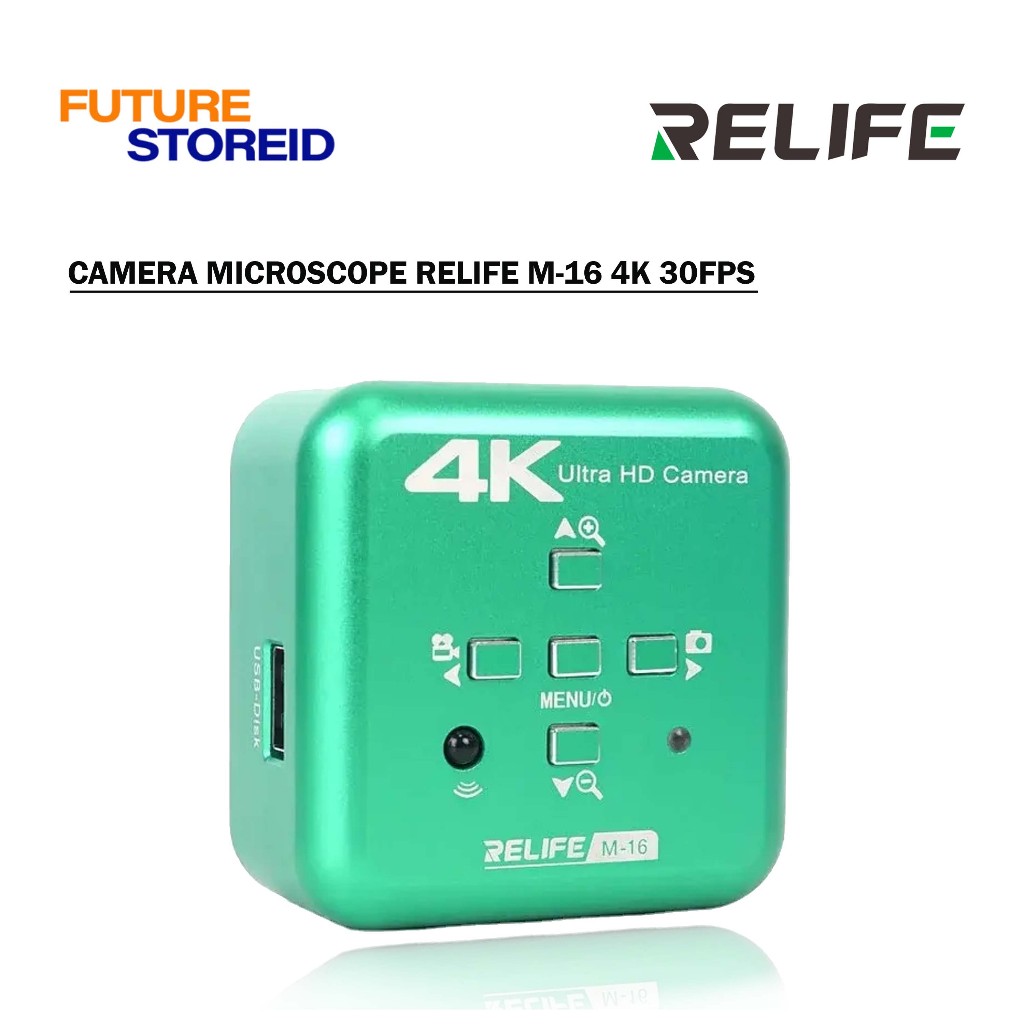 CAMERA MICROSCOPE RELIFE M-16 4K 30FPS - Kamera Digital Mikroskop Relife M-16 4K Ultra HD Original -