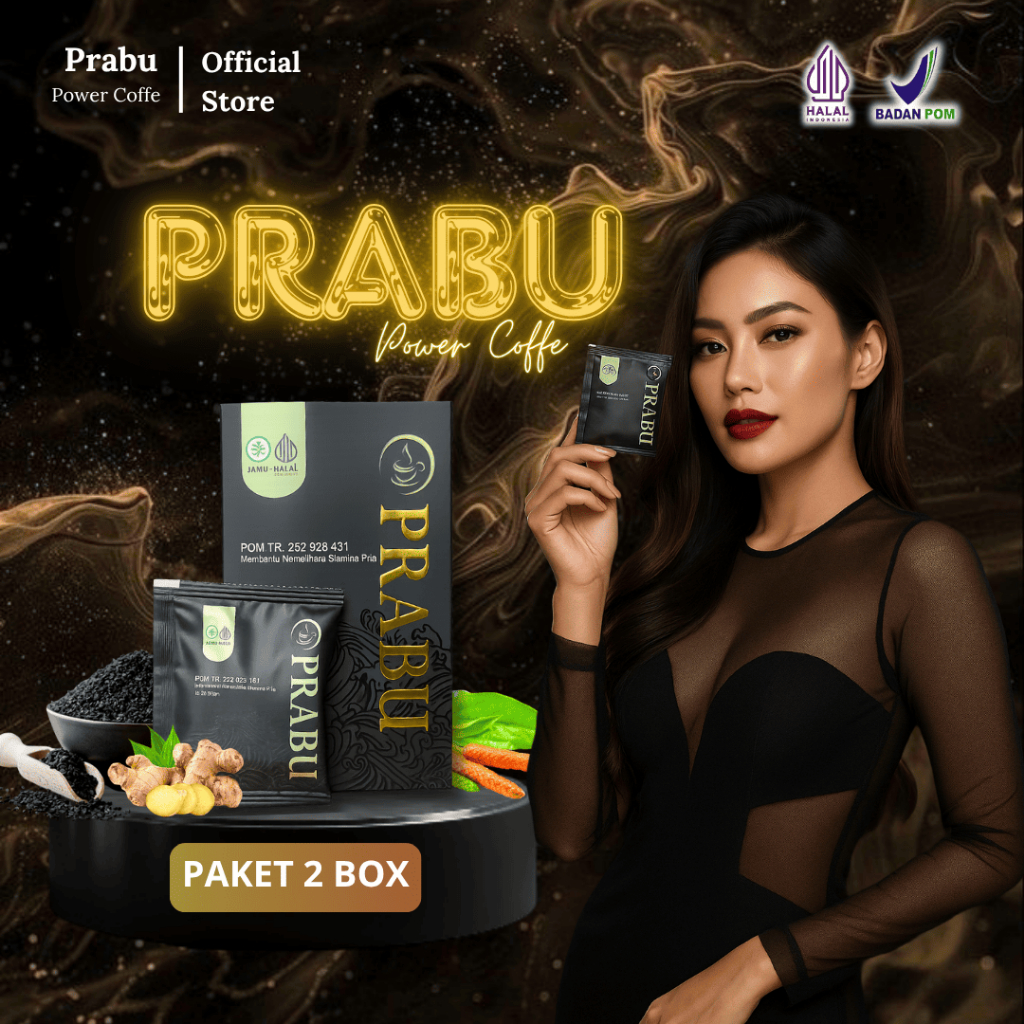 

PAKET 2 BOX Kopi PRABU Kopi Pria Penambah Stamina Tahan Lama Halal Aman Tanpa Efek Samping