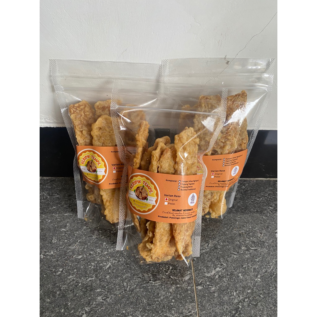 

Keripik Tempe (bundle isi 6 bks)