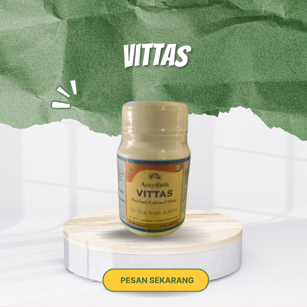 MENINGKATKAN VITALITAS -  VITTAS - PRIA - AS VITTAS - ASSYIFATH - HERBAL VITALITAS - HERBAL ASSYIFTA