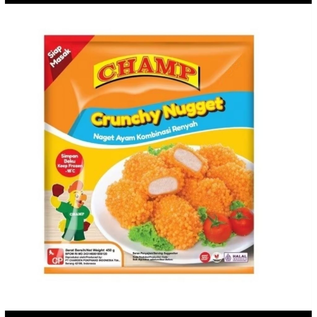 

champ chiken nugget crunchy 450 gr