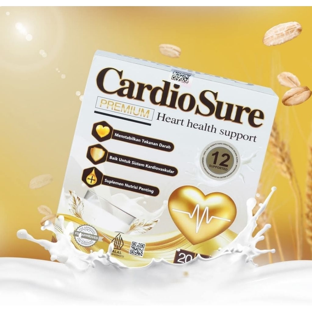 

CardioSure Asli Original Susu Milk Vitamin Sehat Pertama Di Indonesia No