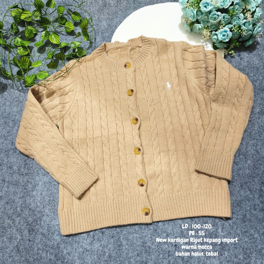 New Cardigan Rajut kepang tebal wanita  import/cardigan rajut terbaru/rajut import