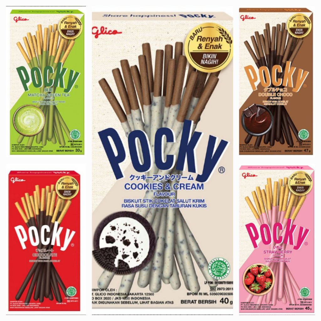 

GLICO POCKY BISKUIT STICK DOBLE CHOCO 47 GR ALL VARIAN