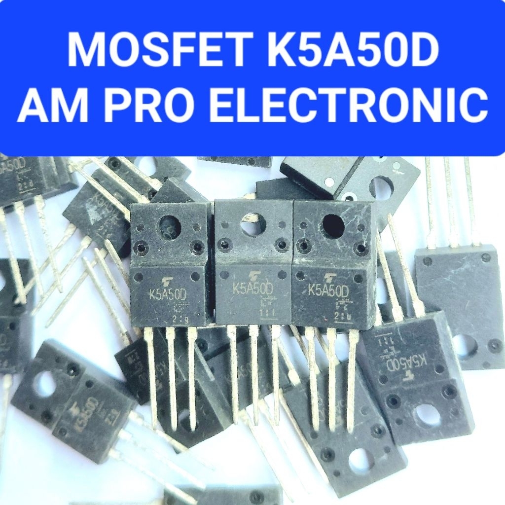 tr mosfet k5a50d 5a 500v originall fet k5a50d mosfet 5a50 bodi kecil