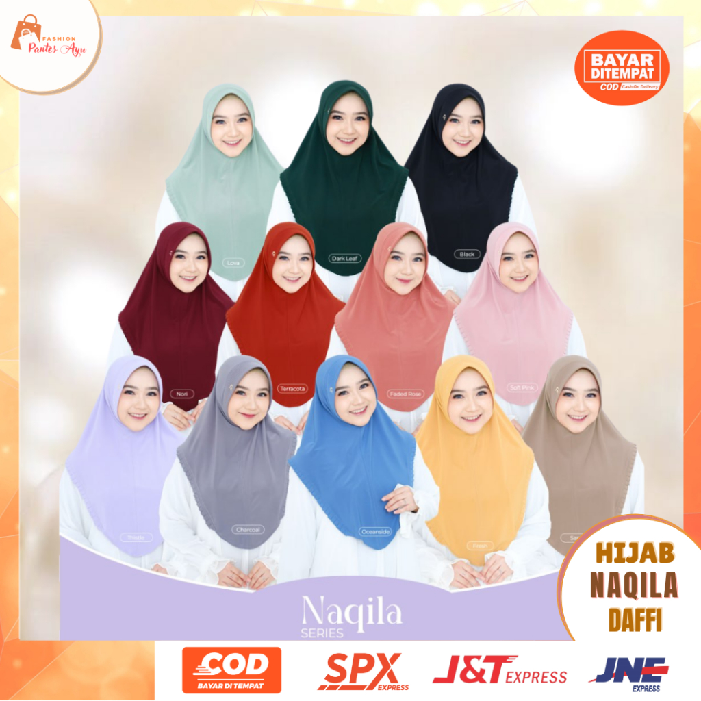 Hijab Daily - Naqila Pet Antem Polos Simple ORI DAFFI BY HIJAB DAFFI Terbaru 2025