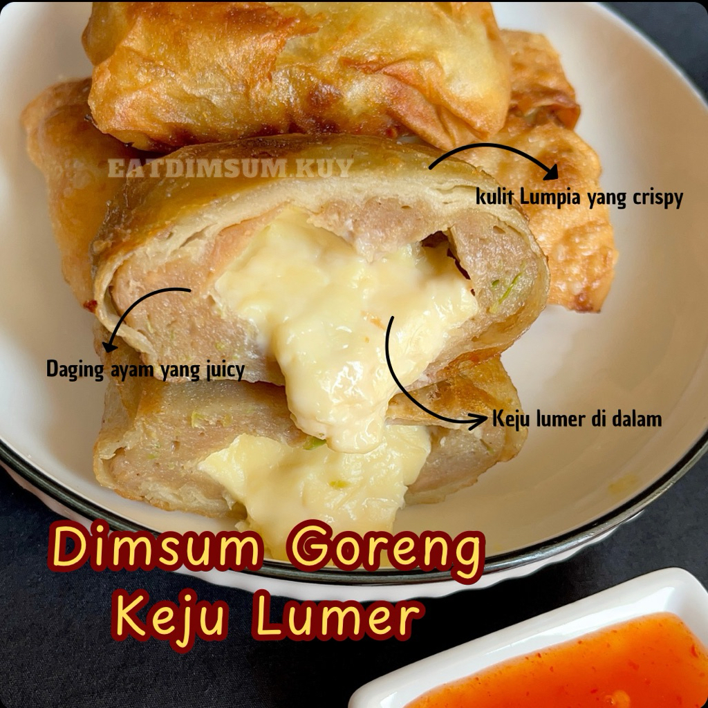 

DIMSUM GORENG KEJU LUMER FREE SAUS BANGKOK by Eatdimsum.kuy