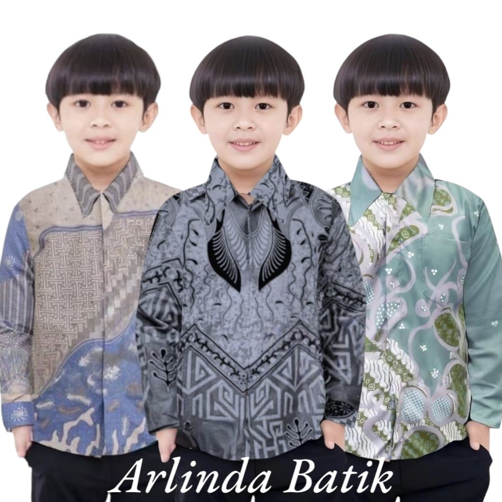 KEMEJA BATIK ANAK LAKI LAKI//BAJU BATIK ANAK LAKI LAKI//KEMEJA BATIK ANAK
