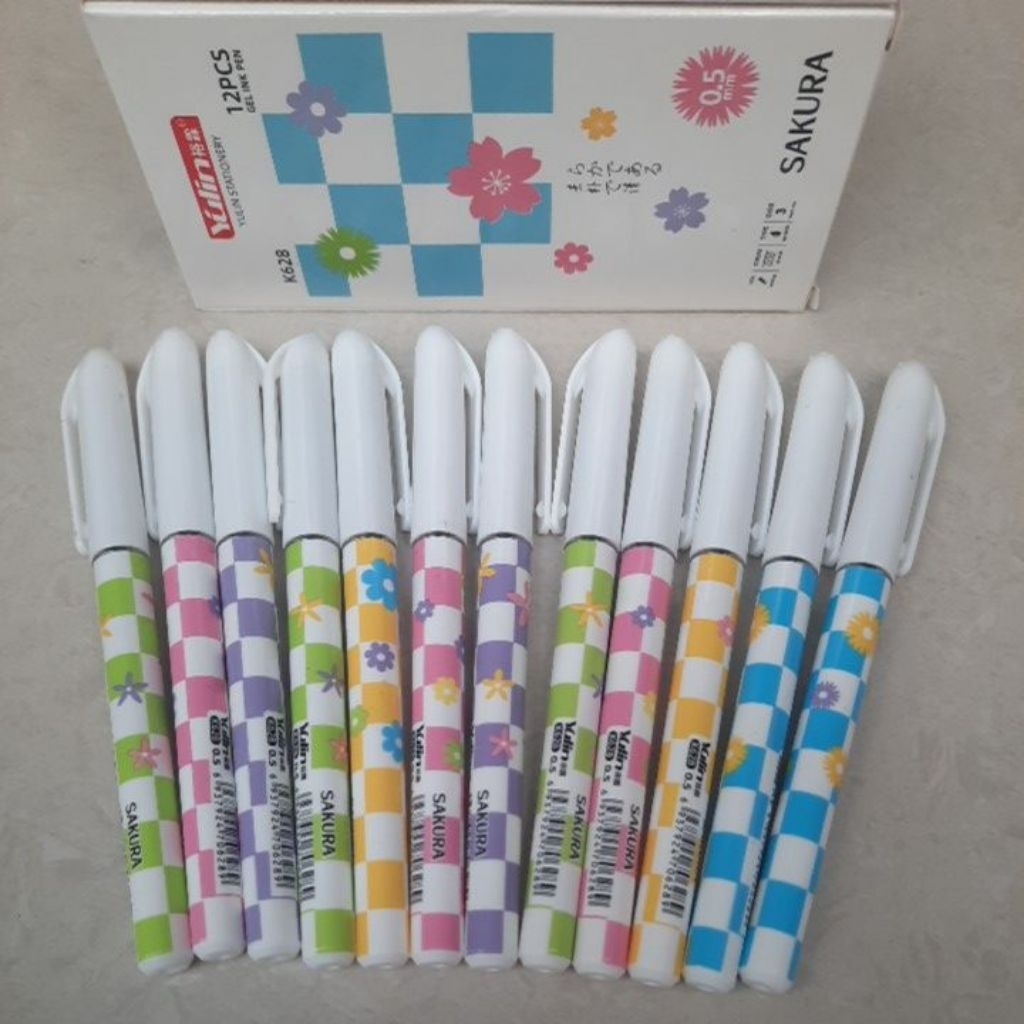 

Pena pulpen GEL INK PEN YULIN K628 ATAU baijin 0.5 hitam Y-1201