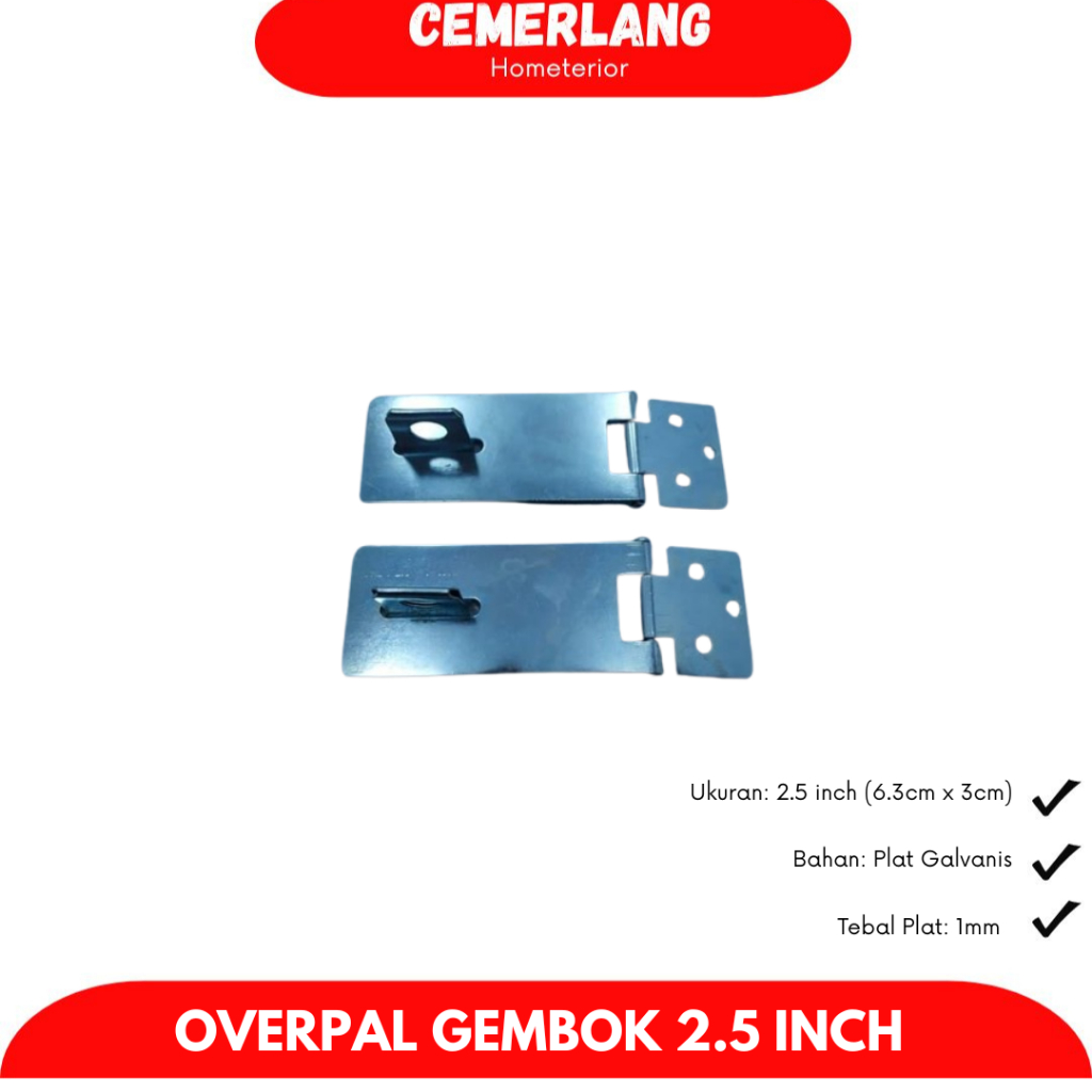 Overpal Gembok 2 " 2.5" Inch / Overval Cantolan Gembok
