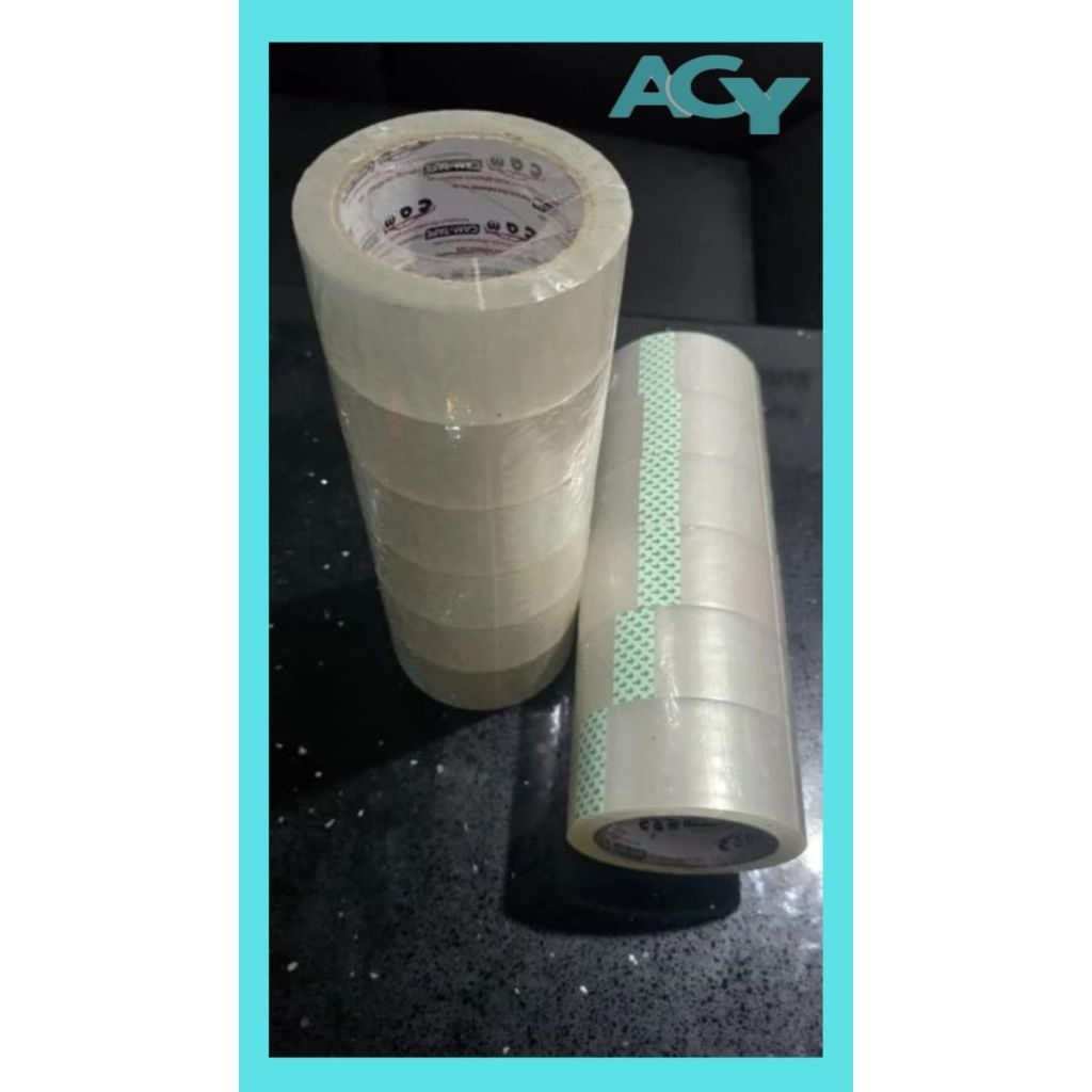 

ACY lakban FEIMA bening dan cokelat ukuran 45mm x 90yard ekonomis selotip transparan