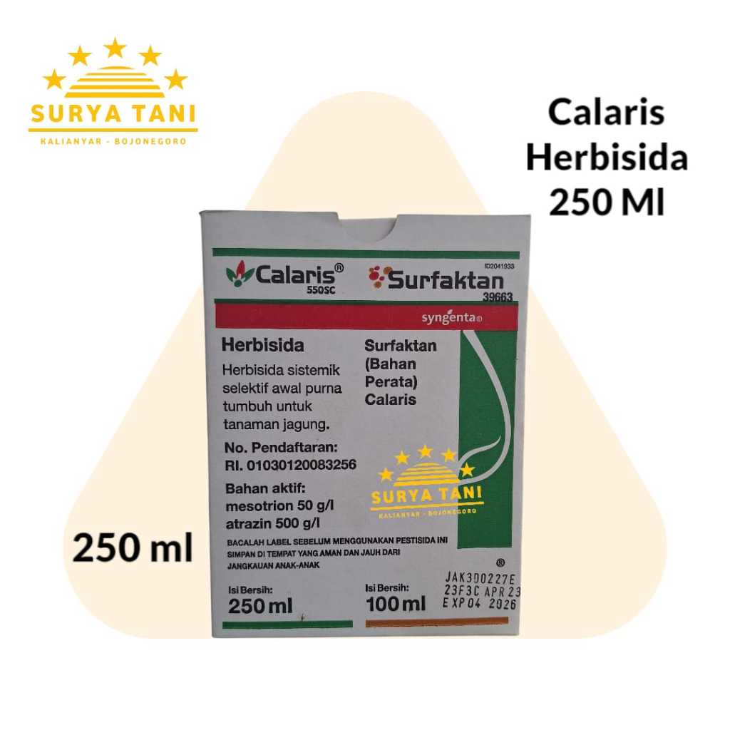 Habisida Selektif Calaris 550SC 250 ml + Perekat 100 ml / Calaris