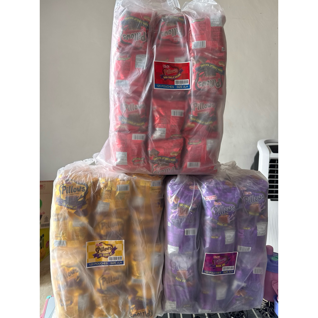 

snack pillow oishi renceng/grosir untuk hampers ulang tahun murah