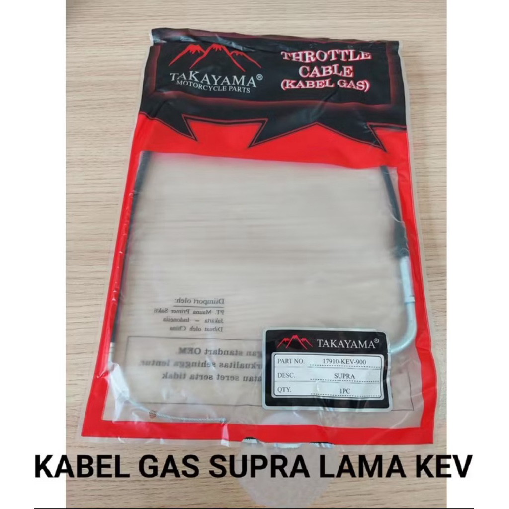 Takayama KABEL GAS tipe motor SUPRA