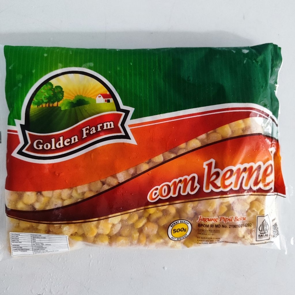 

Golden Farm Corn Kernel 500g Jagung Manis Beku