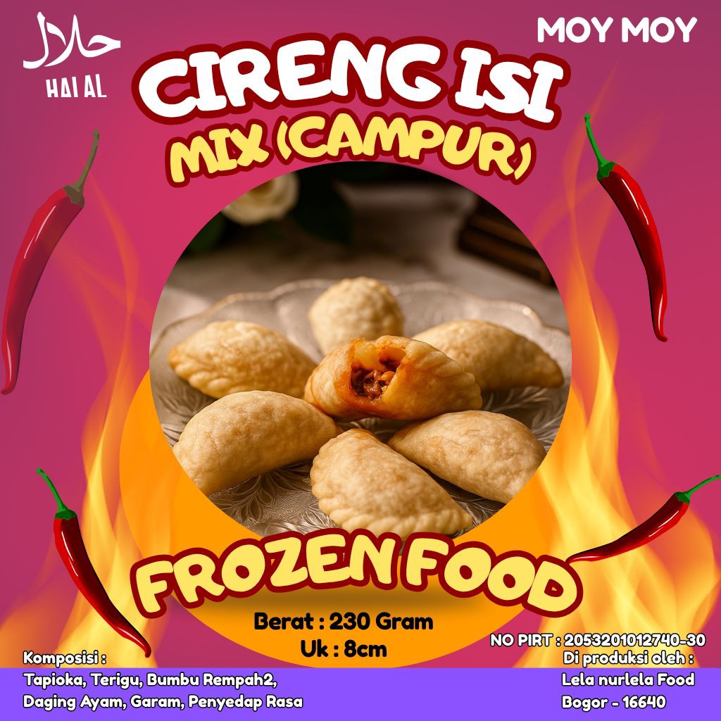

CIRENG ISI MIX (CAMPURAN) FROZEN FOOD ISI 10PCS | ENAK NYA BIKIN NAGIH