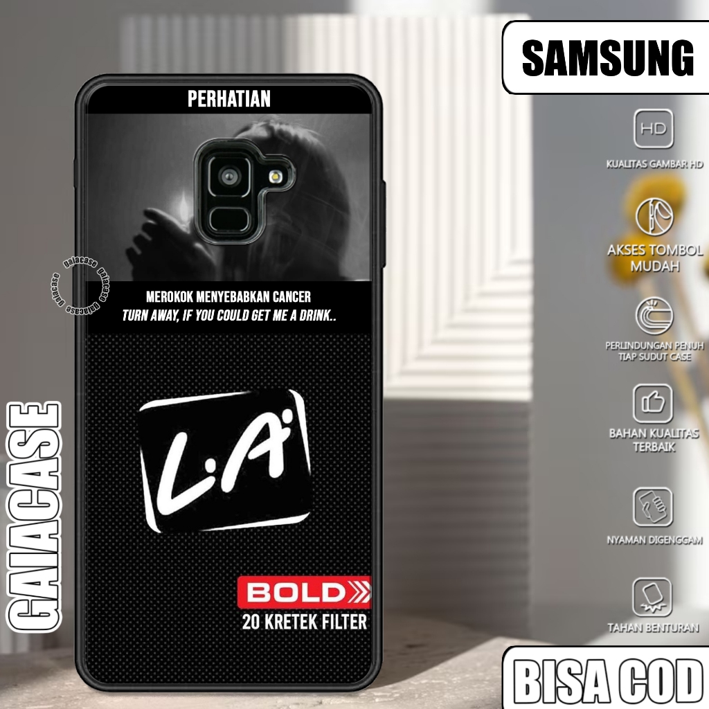 Case SAMSUNG A8 2018 A8 STAR J6 2018 SAMSUNG NOTE 9 gaiacase MOTIF ROKOK Softcase Hp SAMSUNG A8 STAR