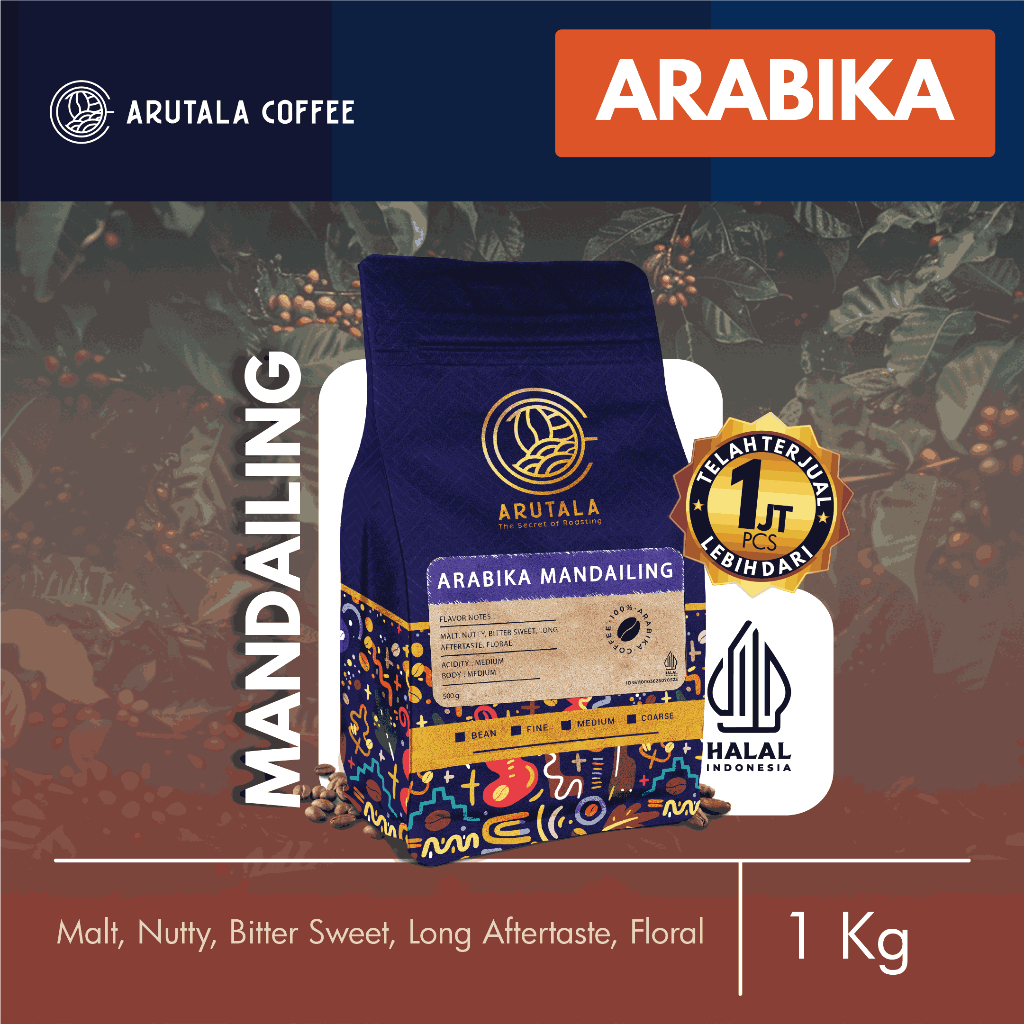 

ARUTALA Kopi Arabika Mandailing 1KG