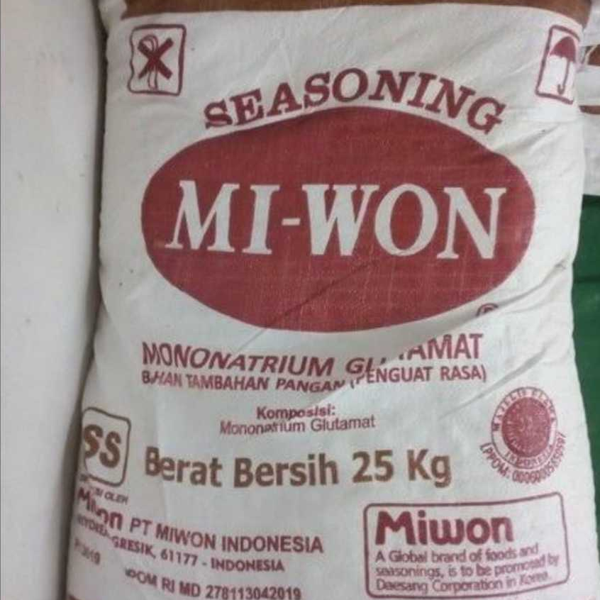

MSG Miwon 25kg / Penguat Rasa Miwon 25kg SS/S/M/MP/L 25kg perkarung
