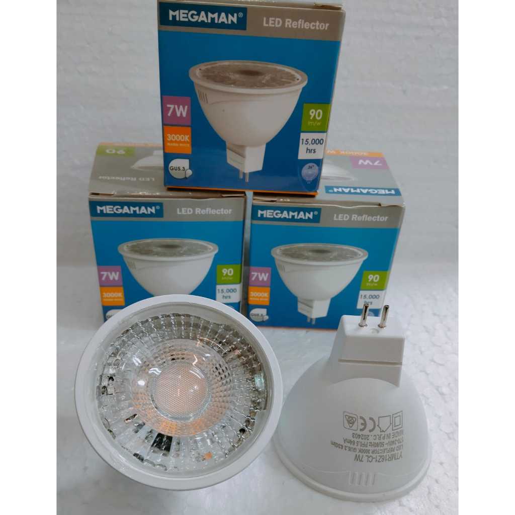LAMPU LED MR16 TUSUK MEGAMAN 220VOLT LAMPU SOROT MR16