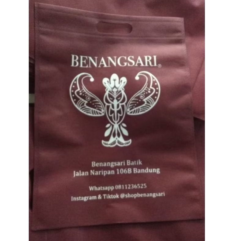 

1 HARI BERES Tas Spunbond 75gsm Model Pegangan Oval 25x35 Tas Goodie bag/ Tas Souvenir/ Tas Sablon/ Tote Bag/ Spunbond/ Tas Promosi