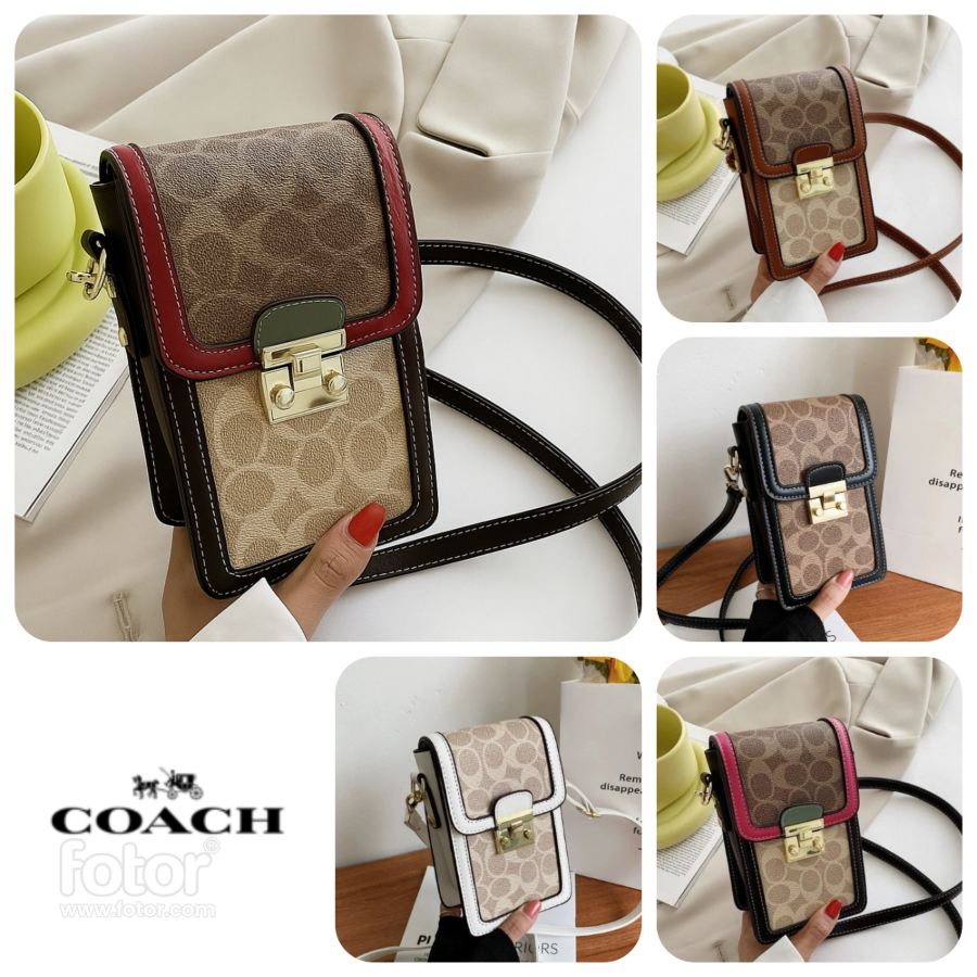 HPO Phone bag crossbody in colorblock signature tas selempang hp premium 10582 tkg