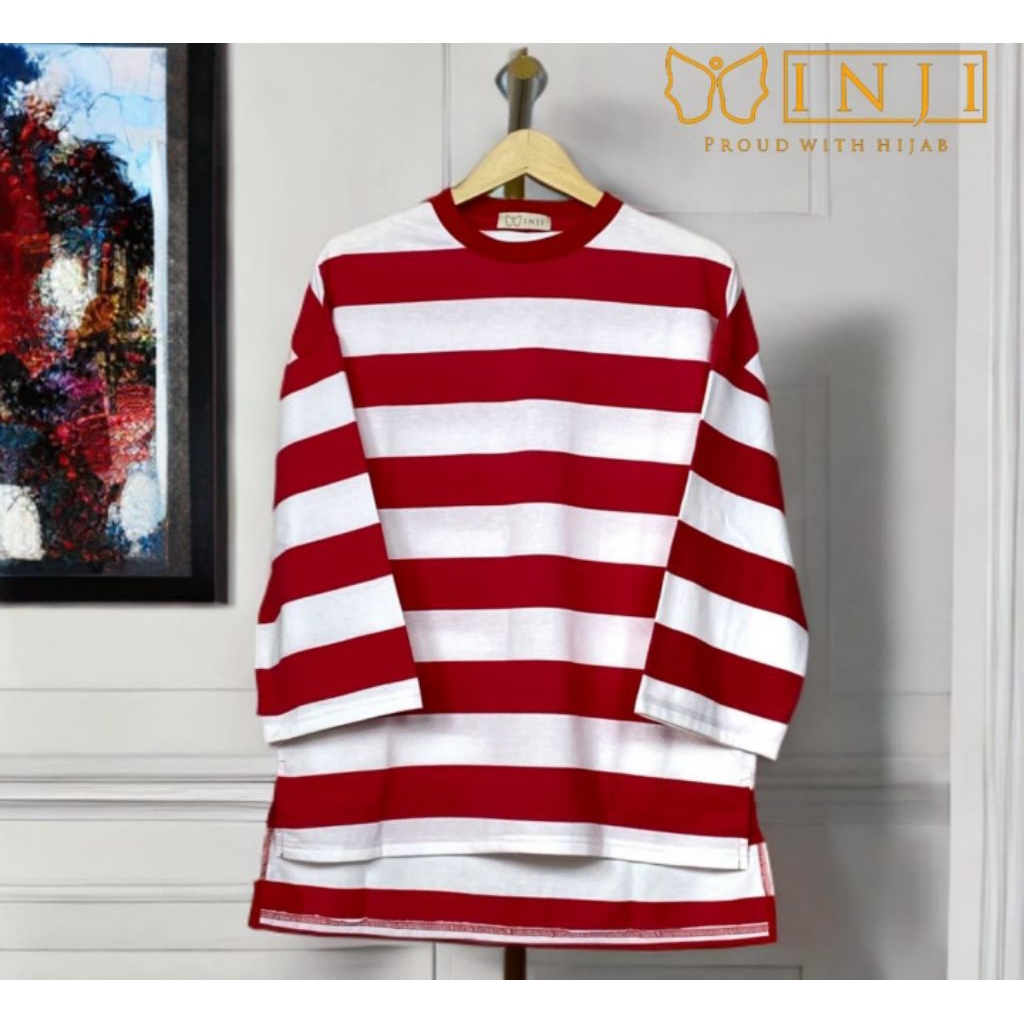 KAOS OVERSIZE INJI SHIRT ORIGINAL BY INJI(ATASAN SAJA)