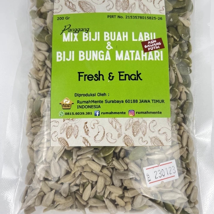 

Campuran Biji Labu dan Kwaci Bunga Matahari Panggang Rasa Asin Ideal Intuk Diet, Vegan Friendly