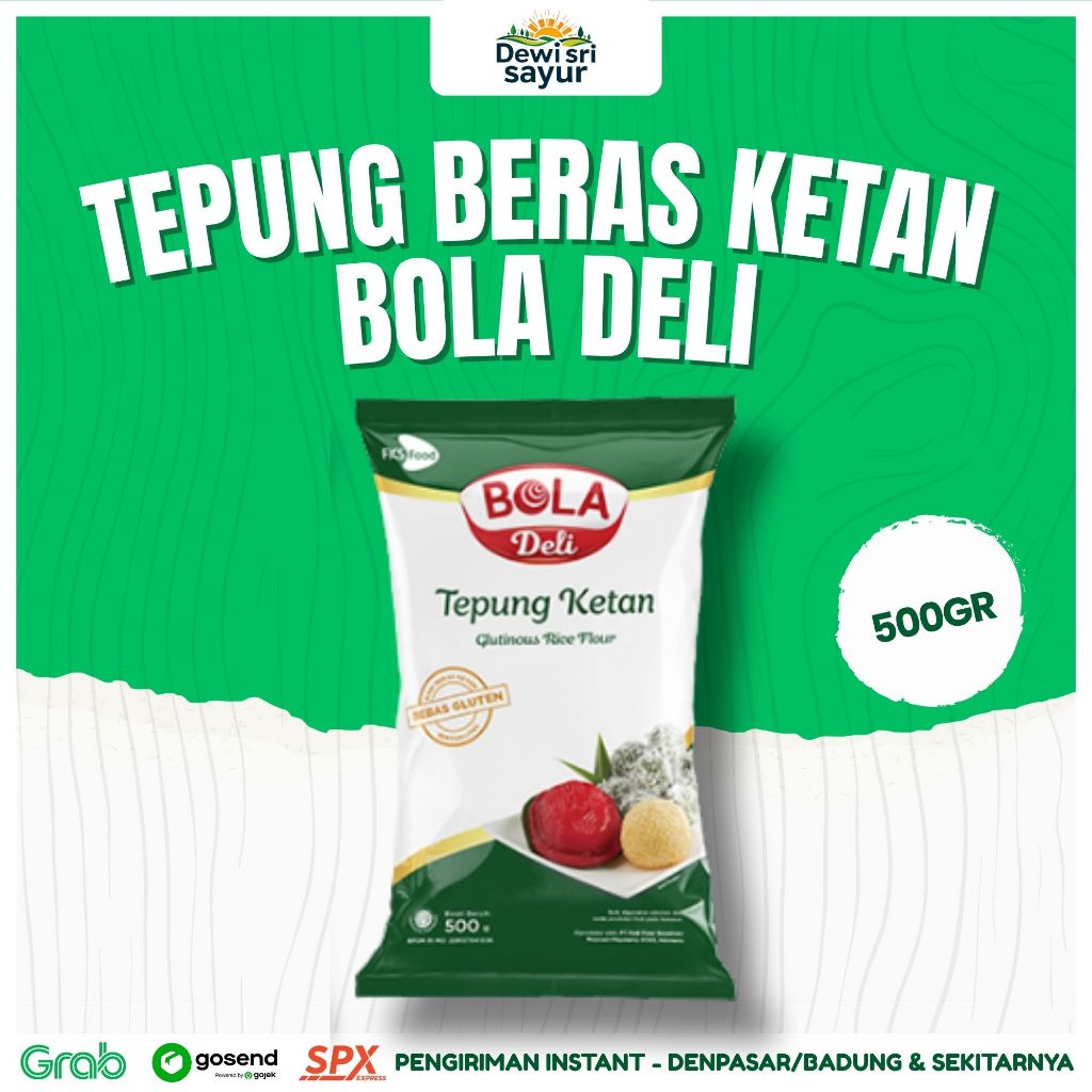 

Tepung Beras Ketan Bola Deli 500gr – Dewi Sri Sayur