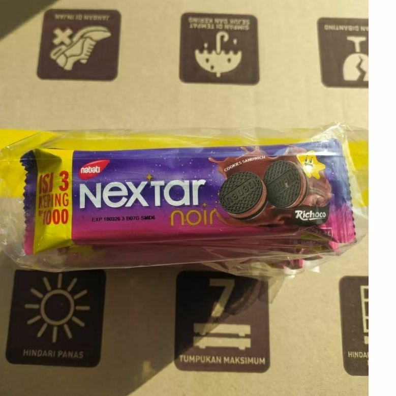 

Nextar noir cocies cream (10pcs) / nextar 1000 / cemilan/snack