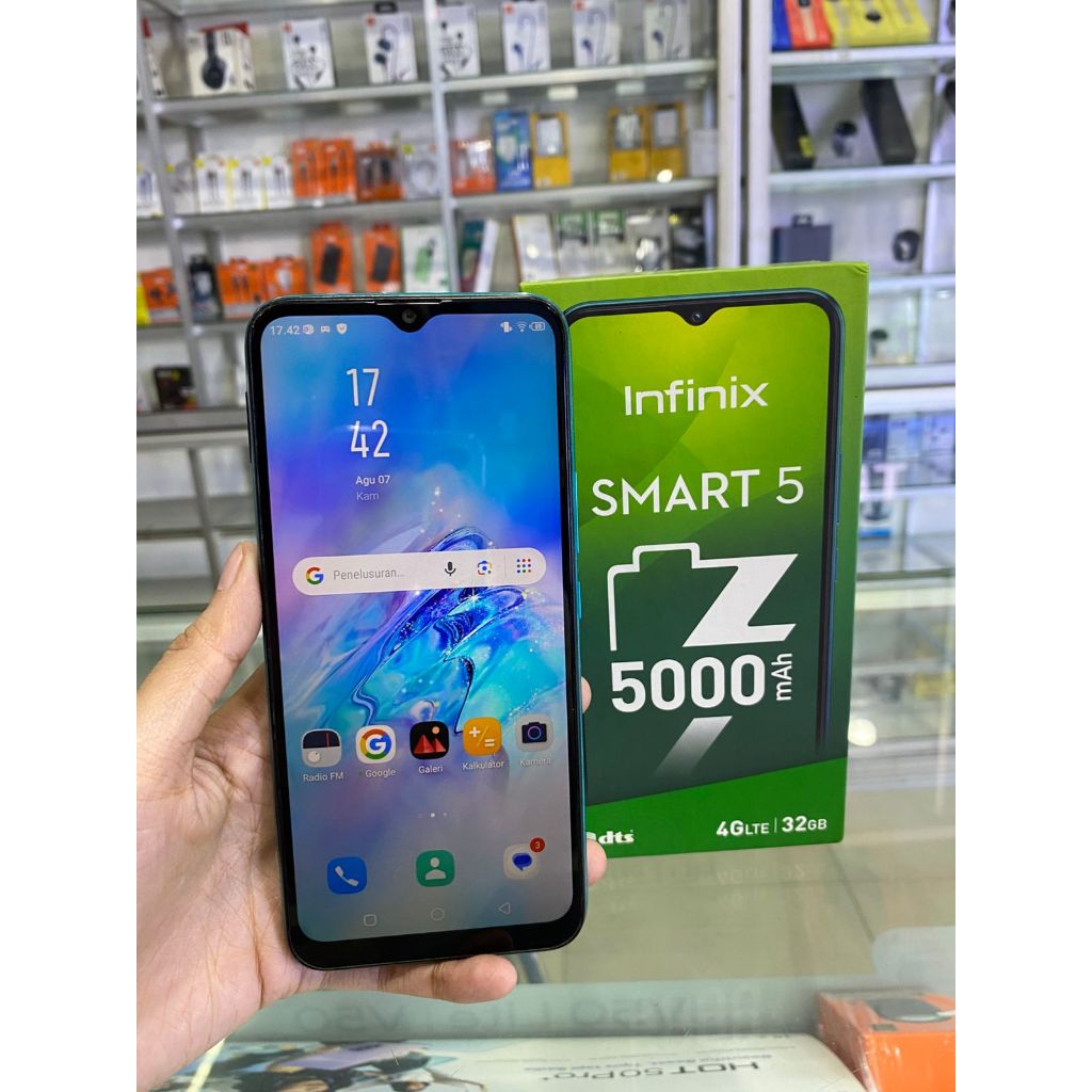 INFINIX SMART 5 2/32GB SECOND SEKEN BEKAS RAM 2 INTERNAL 32