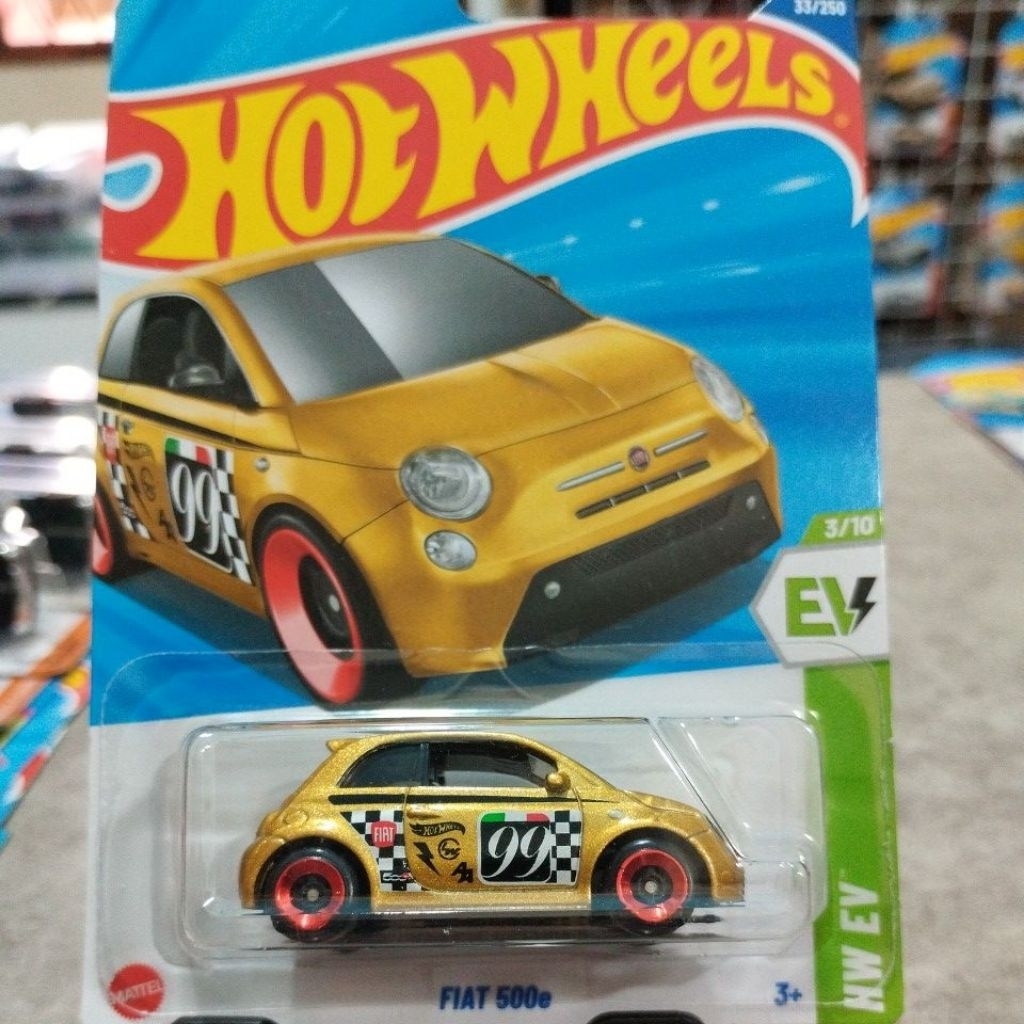 hotwheels FIAT 500e