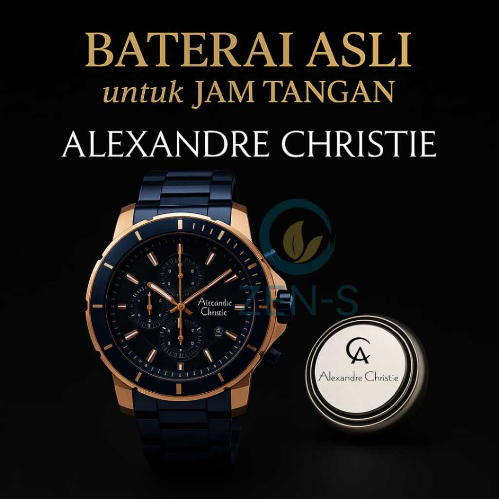 Alexandre Christie Baterai Batu Jam Tangan Asli Model 6626MC 6626 MC Original untuk Alexandre Christ