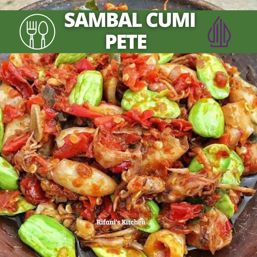 

Sambal Cumi PETE (220gr) /cumi asin balado pete pedas/pete pedas balado/cumi asin sambal siap saji/sambal cumi asin