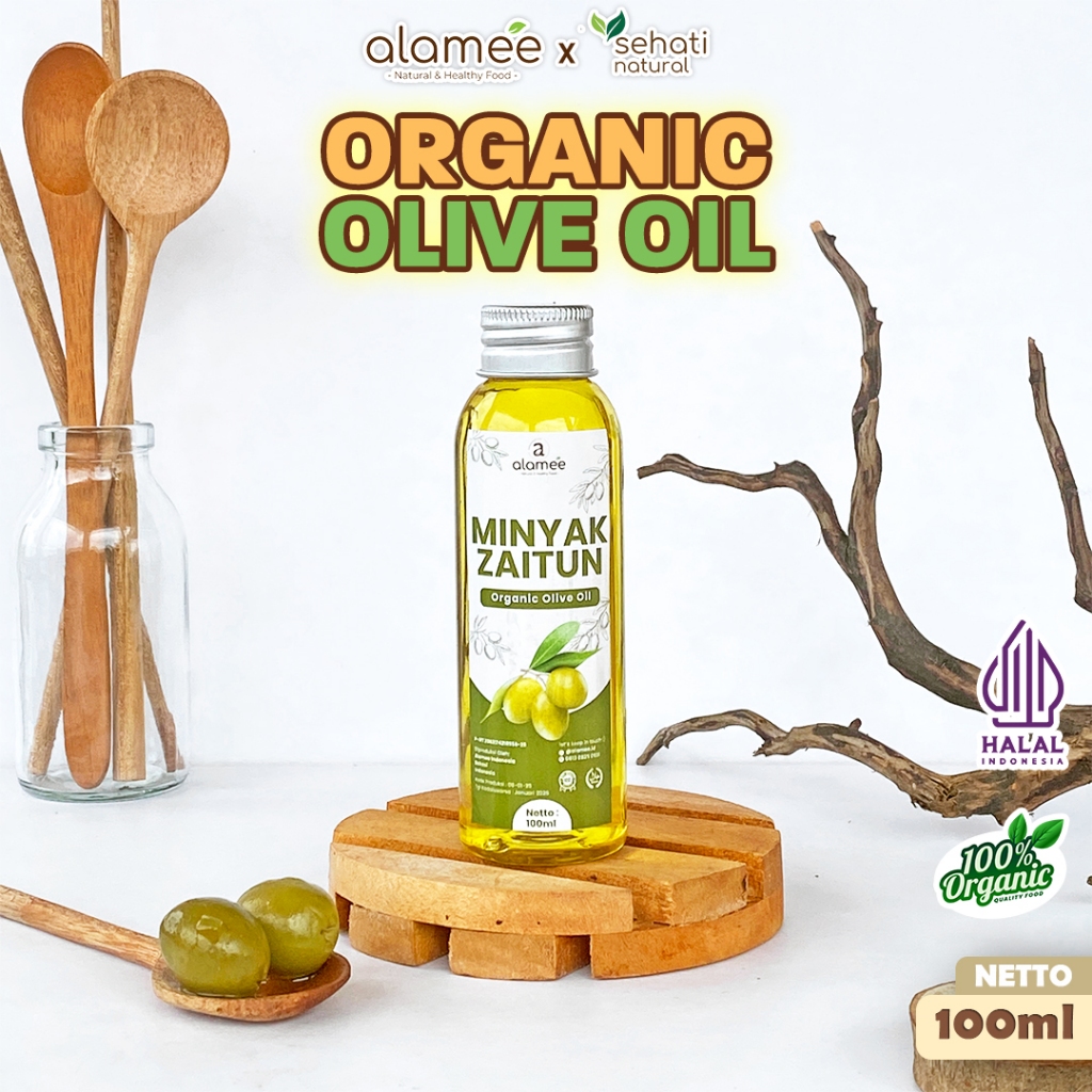 

Minyak Zaitun Untuk Diminum dan Dimasak Olive Oil Extra Virgin Organic Organik Murni Asli Masak Asli