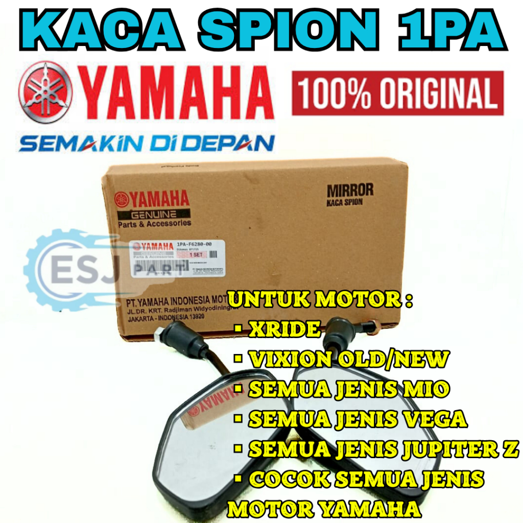 SPION VIXION KODE-1PA ORIGINAL YAMAHA YGP MOTOR VIXION,JUPITER Z,MX KING,X RIDE,MIO J ORI KACA SPION