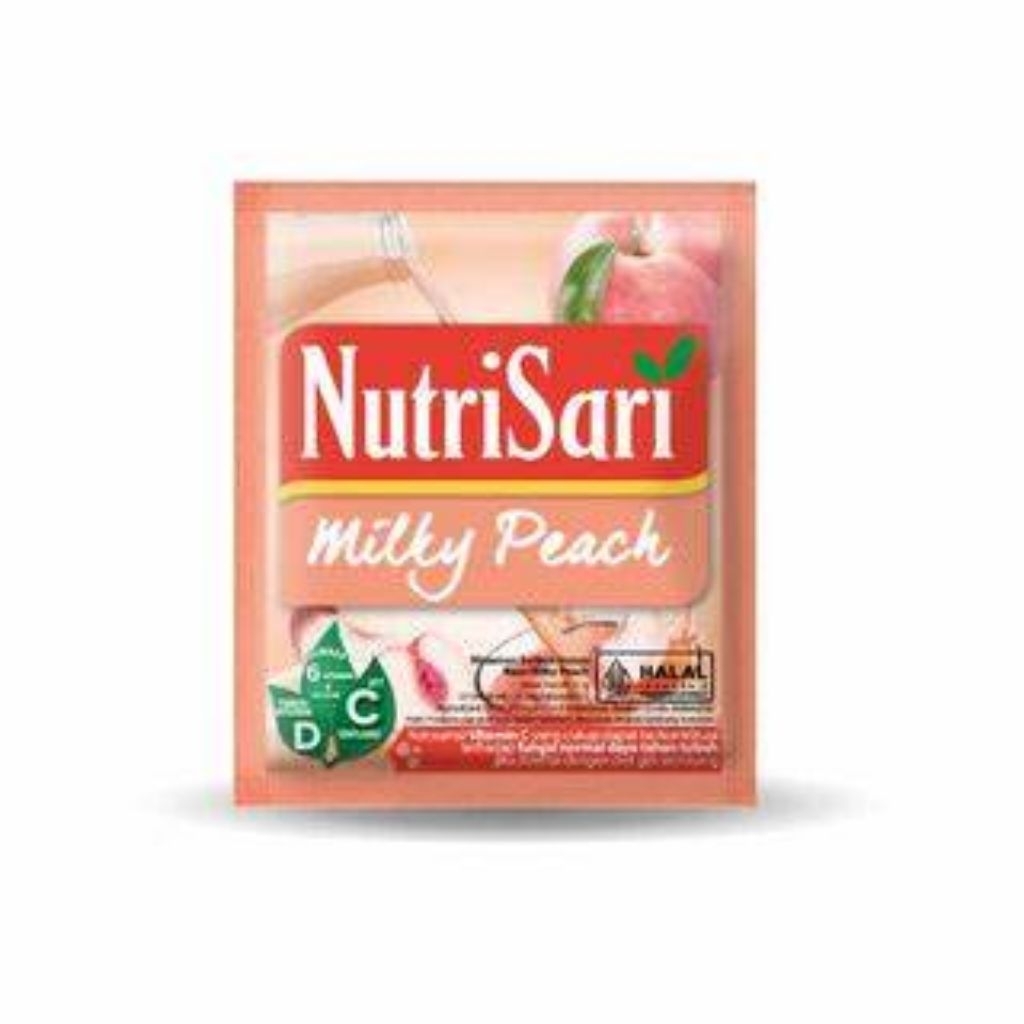 

Nutrisari Milky Peach 11g 1dus isi 160pcs