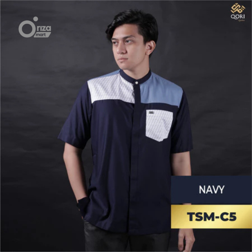 Qori Apparel ORI/Baju Koko Lengan Pendek/Tsumamah Bin Utsal ( TSM-1 )