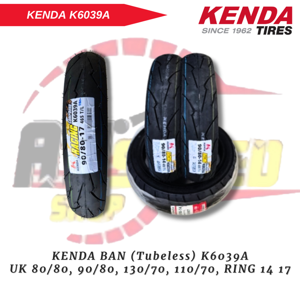 Kenda Ban Tubeless Tubles Matic Bebek Uk 80/80 90/80 110/70 130/70 Ring 14 17 Original 100%