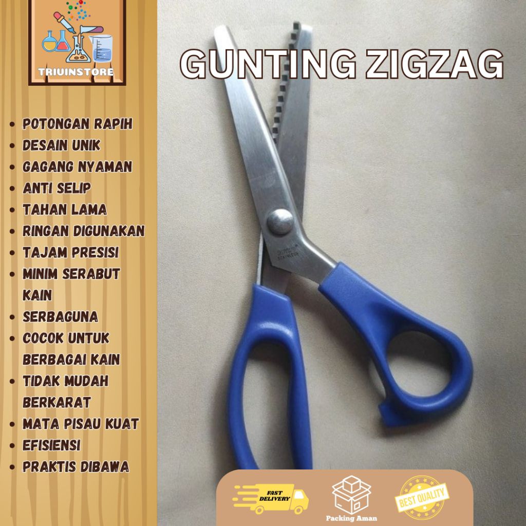 

Gunting Zigzag