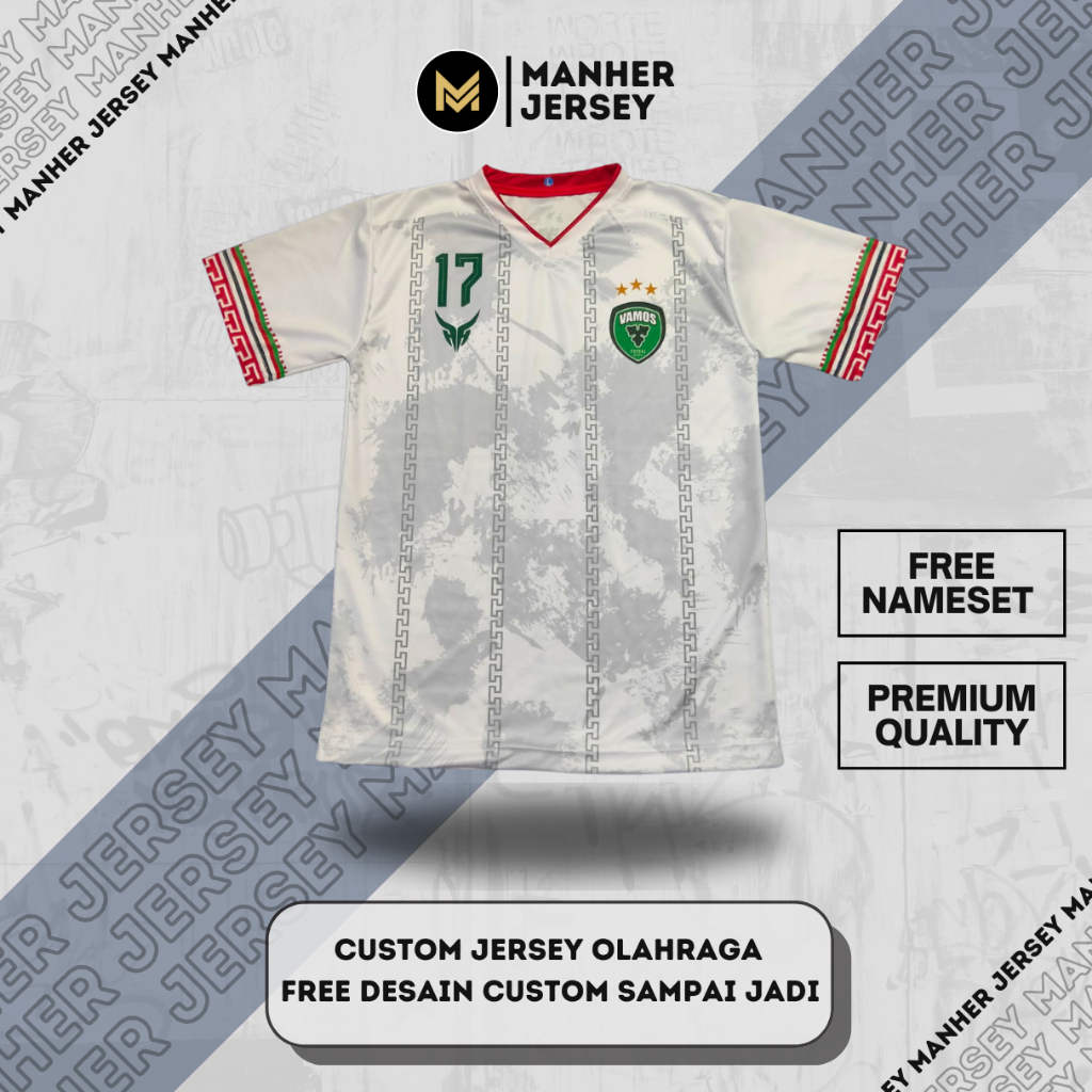 JERSEY FUTSAL VAMOS MATARAM TERBARU FULL PRINTING
