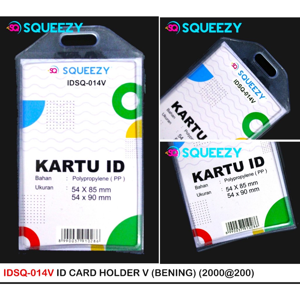 

ID CARD Holder / Name Tag Karet T-014 (1pcs)