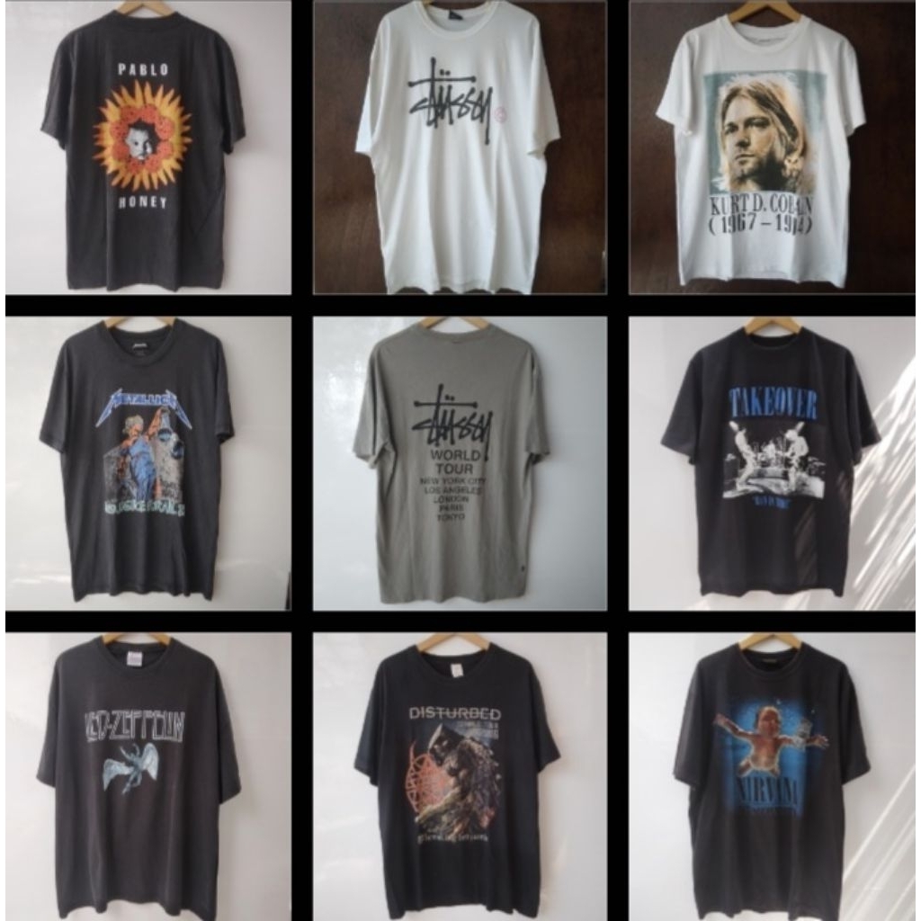 shirt art vintage original kaos brand anime kartun second