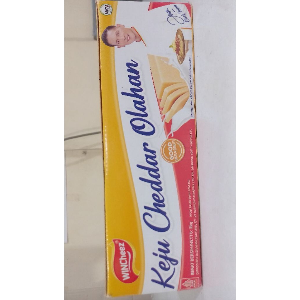 

winchees keju cheddar olahan balok 2kg (CHEF JUNA)