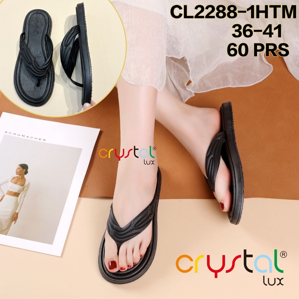 Sandal Jepit Wanita Kekinian Karet Jelly CL2288-1