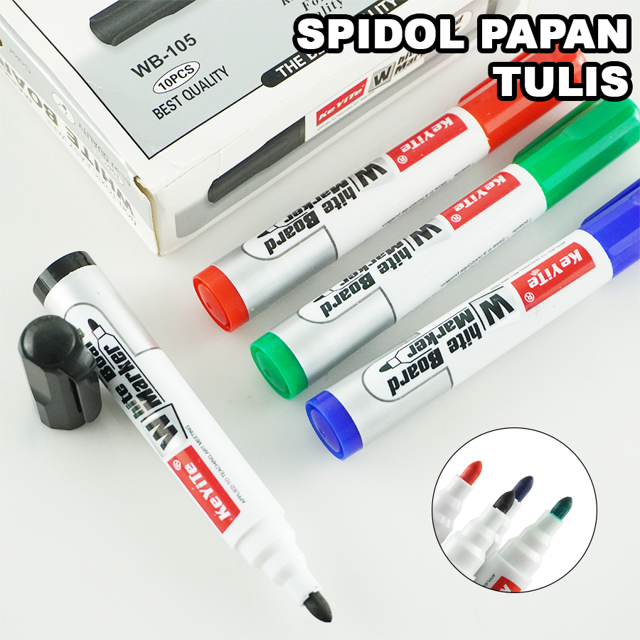 

Spidol Papan Tulis Whiteboard – 1 Box 10PCS – Mudah Dihapus & Tinta Tidak Mudah PudarPE-010302
