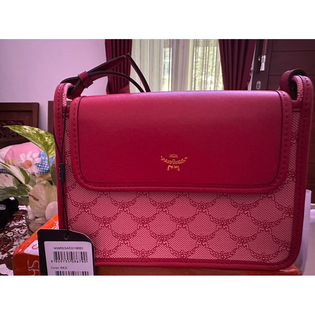 tas kulit merah Himmel