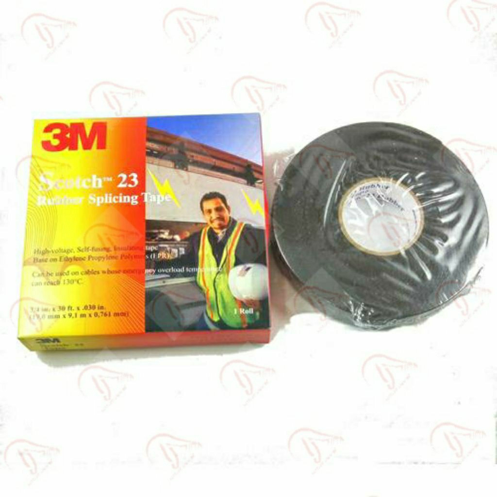 3M ISOLASI LISTRIK SCOTCH 23 RUBBER SPLICING TAPE ISOLASI KABEL LISTRIK 3M RUBBER SCOTCH 23 3M SCOTC