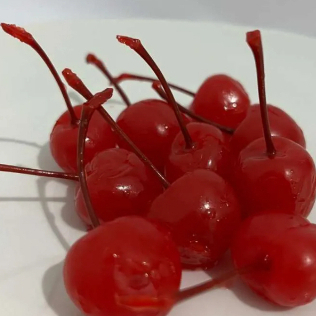

Cherry Tangkai Merah Maraschino 100gr / Ceri Tangkai Merah/kemasan repack