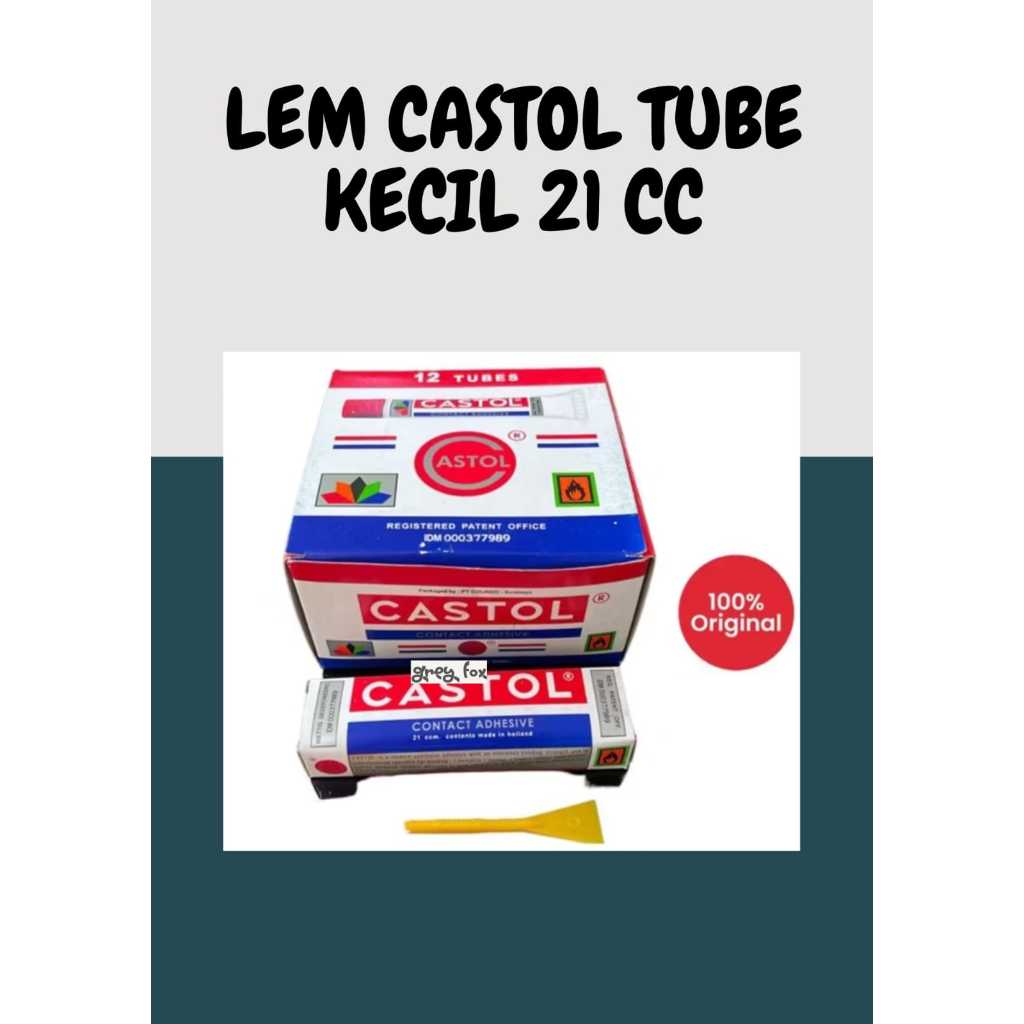 

LEM CASTOL ADHESIVE TUBE KECIL 21CC
